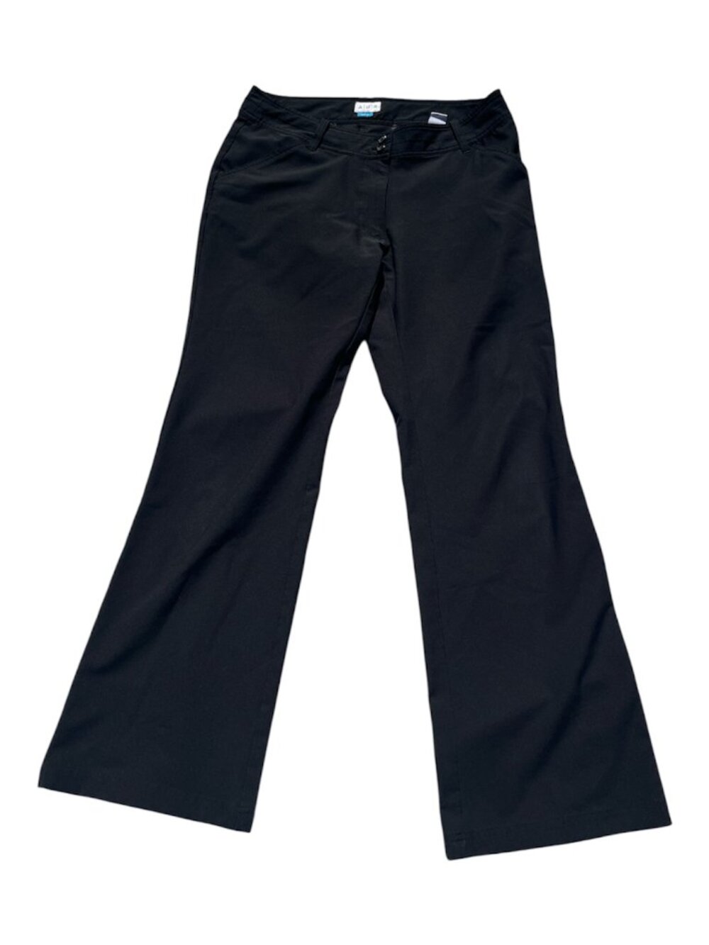 AUR Active Women's Pants Size 8 Stretchy 4 Pockets Black Dress Pant